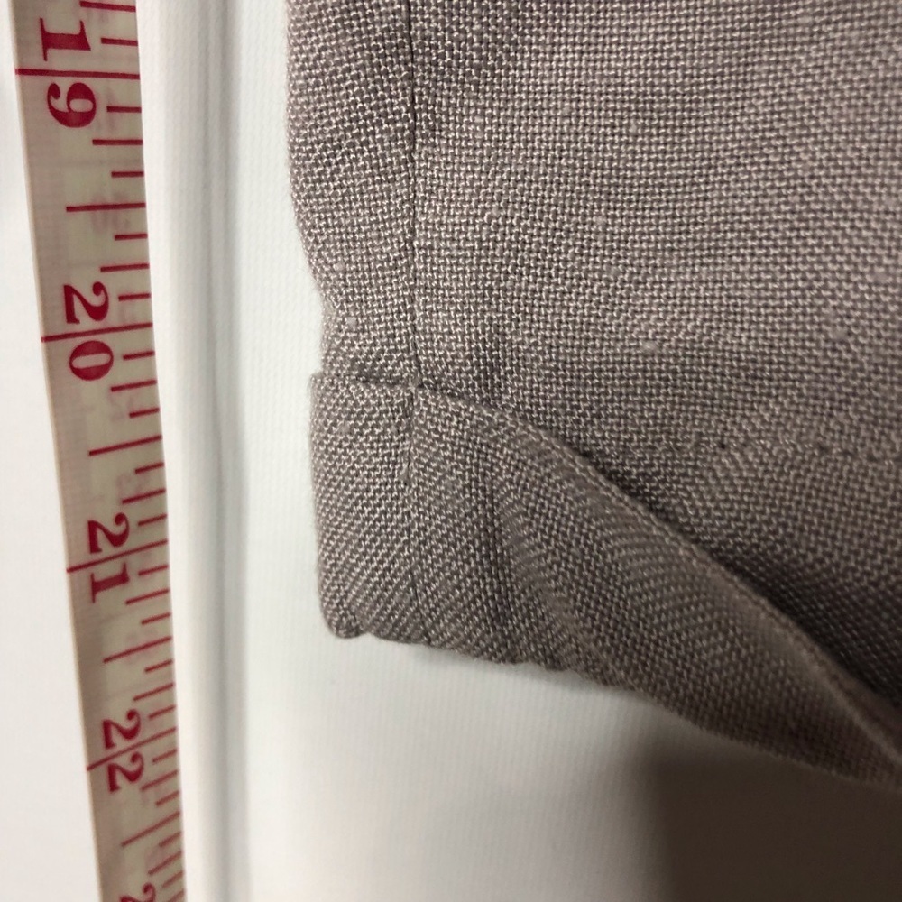 DVF taupe crop fitted pants 0 B8 - Picture 6 of 8